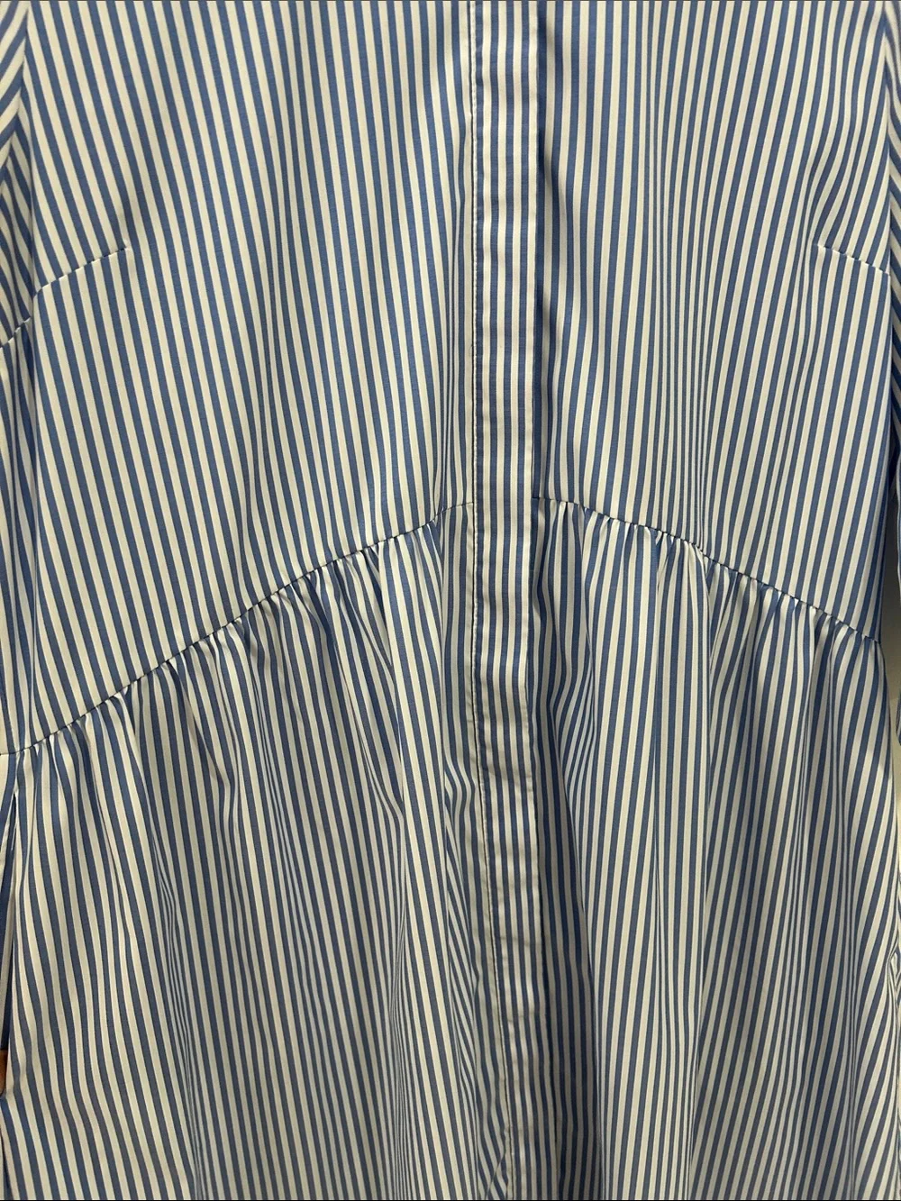 Tuckernuck Blue Stripe Royal Shirt Dress Preppy Classic Spring Summer - XL - Picture 10 of 14